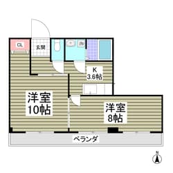 アリビオの物件間取画像